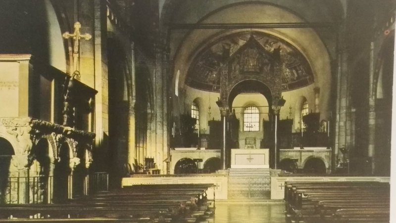 MILANO. BASILICA DI S. AMBROGIO - INTERNO IN