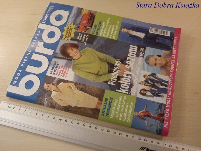 BURDA 1/2000 PRZEBOJOWE KOLORY SEZONU