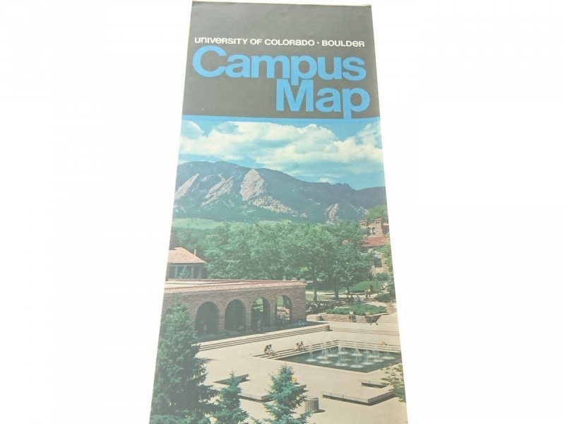 UNIVERSITY OF COLORADO. BOULDER. CAMPUS MAP 