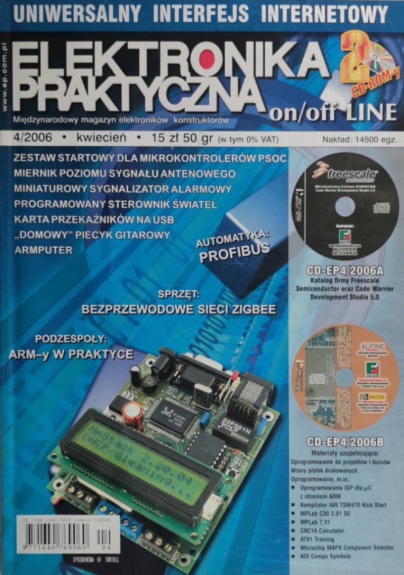 ELEKTRONIKA PRAKTYCZNA 4/2006 +2CD