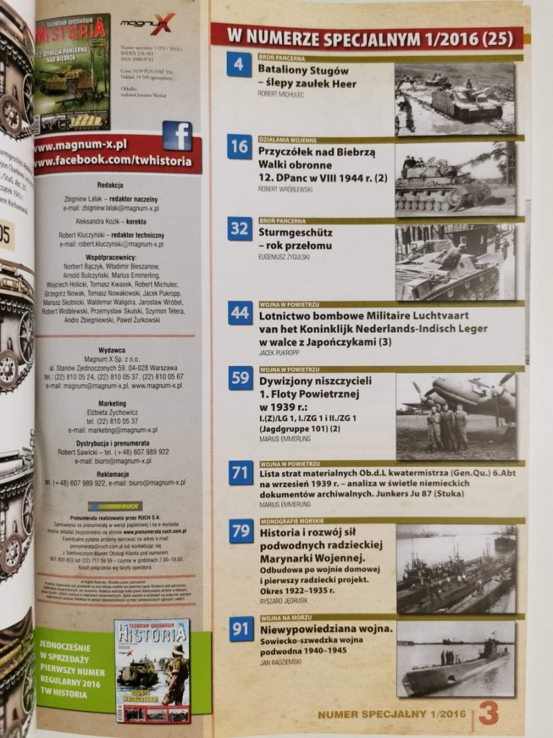 TECHNIKA WOJSKOWA HISTORIA NUMER SPECJALNY 1/2016