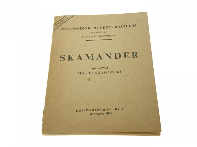PRZEWODNIK PO LEKTURACH: SKAMANDER (1990)