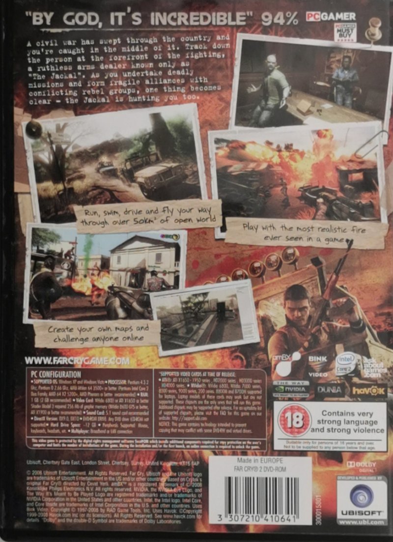 DVD. FARYCRY 2