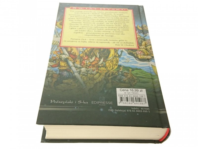 ŚWIAT DYSKU TOM 18 BOGOWIE, HONOR ANKH-MORPORK