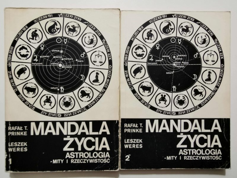 MANDALA ŻYCIA ASTROLOGIA-MITY I FAKTY TOM 1 I 2 - Rafał T. Prinke
