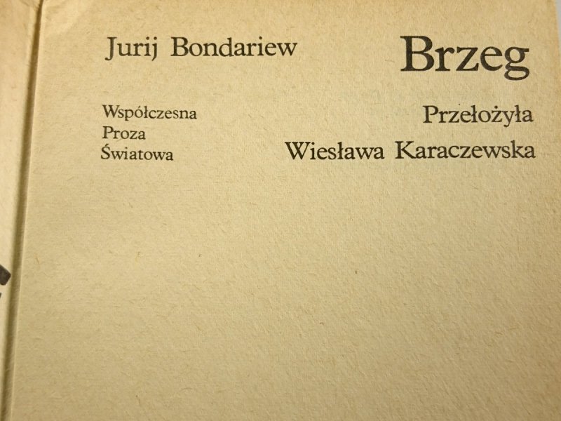 BRZEG - Jurij Bondariew 1977
