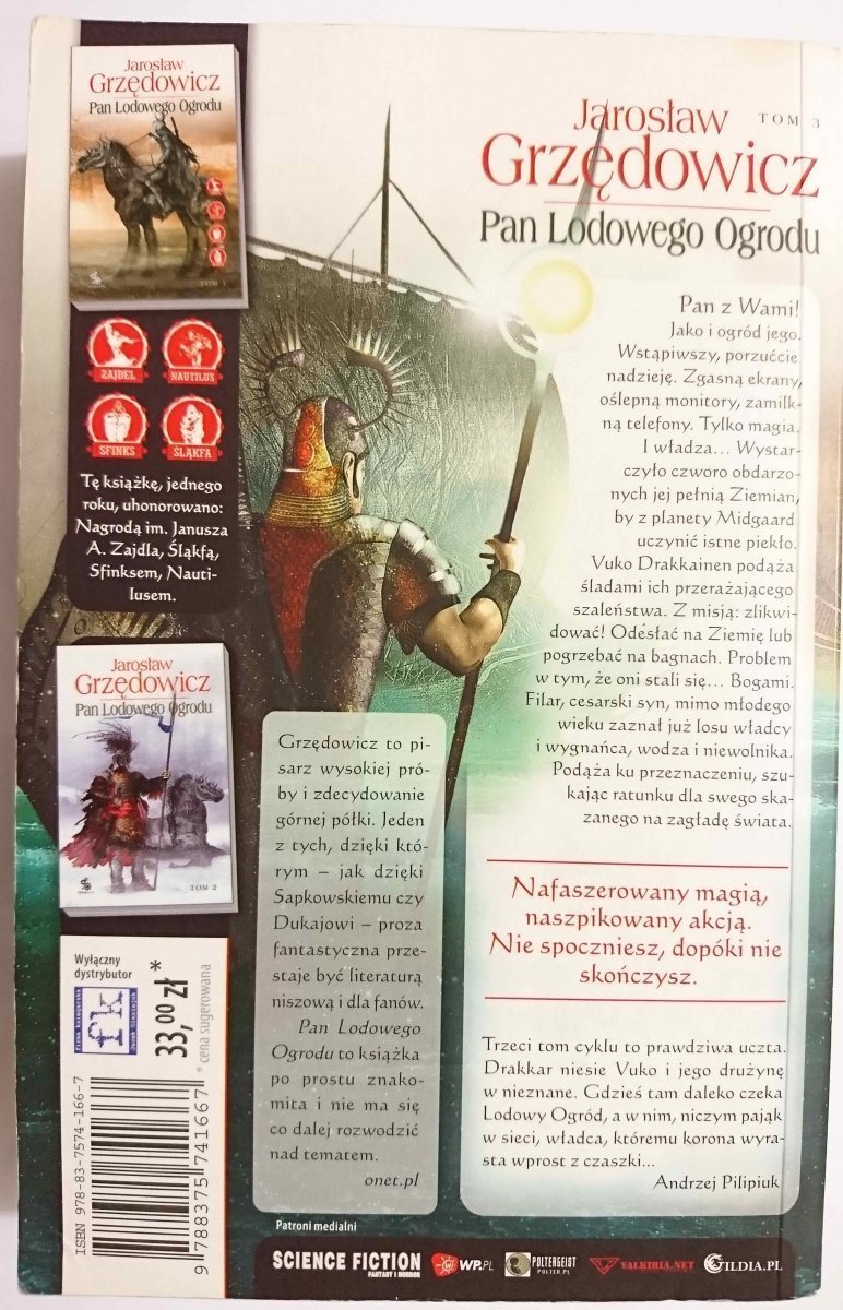 PAN LODOWEGO OGRODU TOM III - Jarosław Grzędowicz 2009