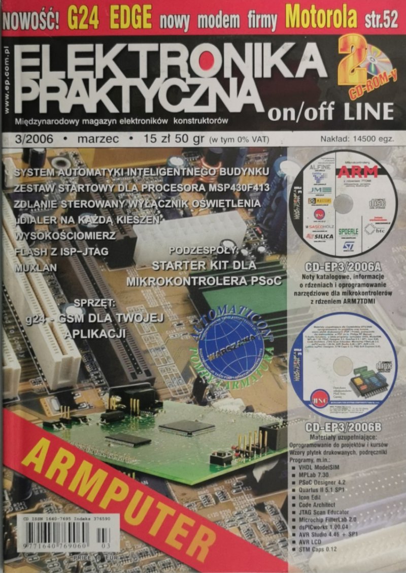 ELEKTRONIKA PRAKTYCZNA 3/2006 +2CD