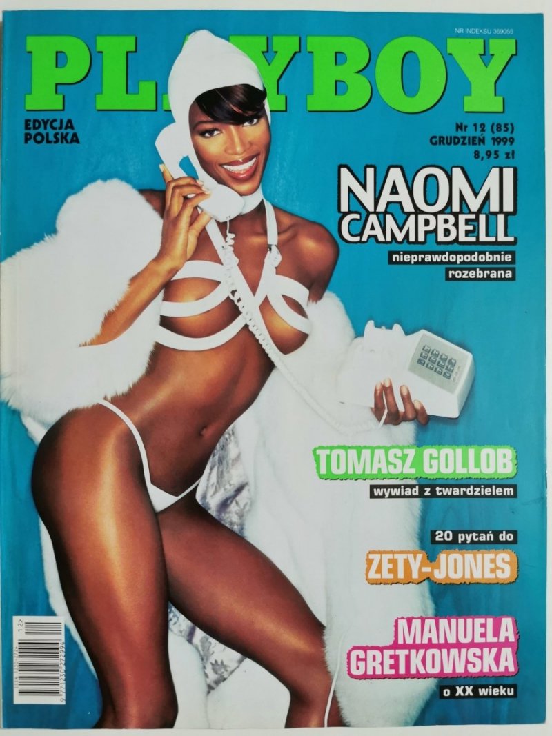 PLAYBOY NR 12 (85) GRUDZIEŃ 1999 NAOMI CAMPBELL 