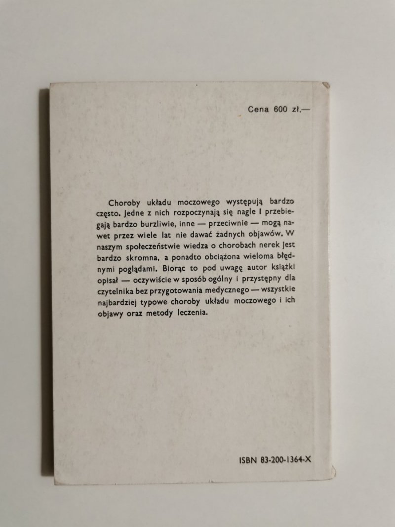 CO NALEŻY WIEDZIEĆ O CHOROBACH NEREK I DRÓG MOCZOWYCH 
