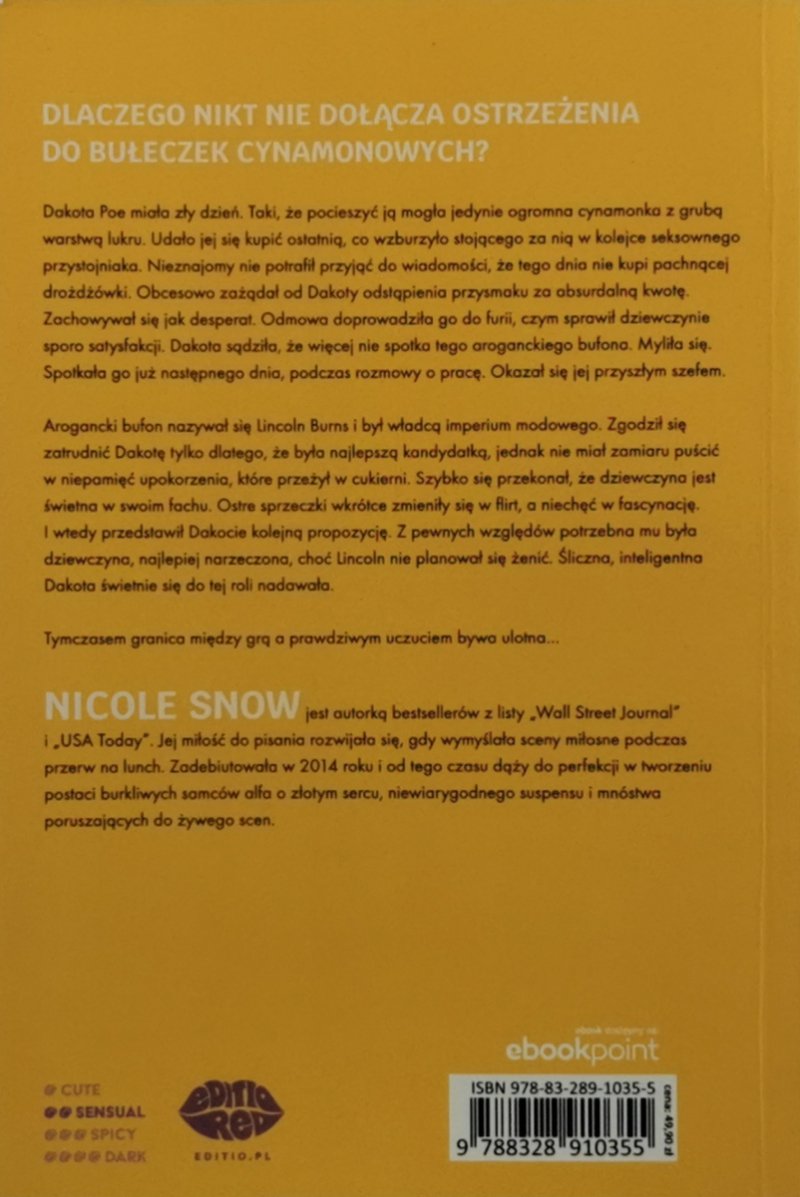 PROPOZYCJA SZEFA. GARNITURY SEATTLE #1 - Nicole Snow