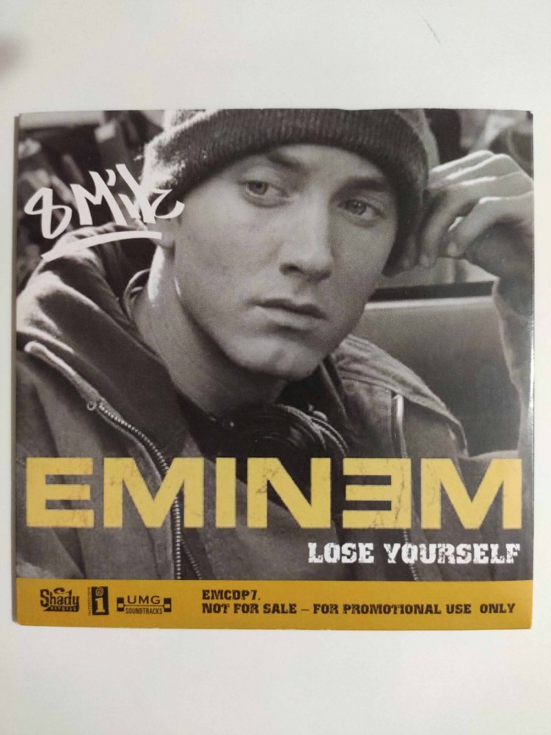 CD. EMINEM. LOSE YOURSELF. 8 MILE SOUNDTRACK