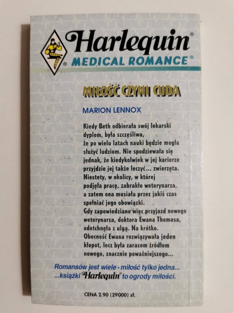 MIŁOŚĆ CZYNI CUDA - Marion Lennox 1995