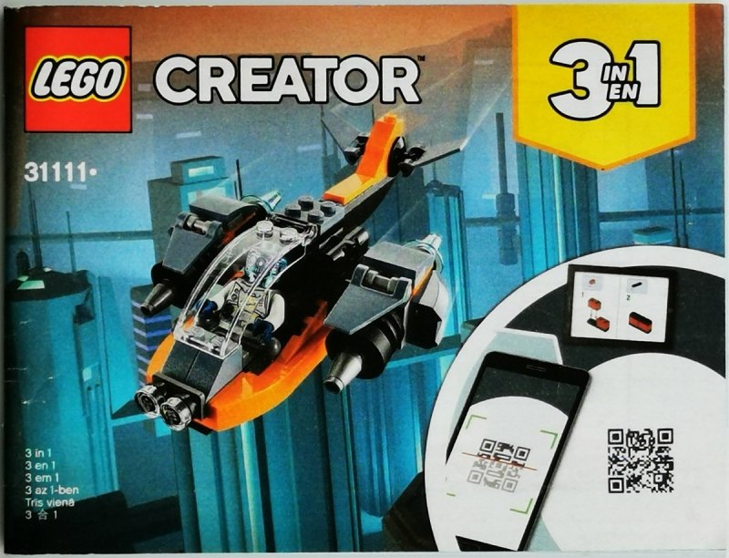 INSTRUKCJA.  LEGO CREATOR 31111  