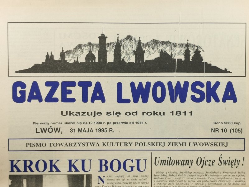 GAZETA LWOWSKA NR 10 (105) 1995