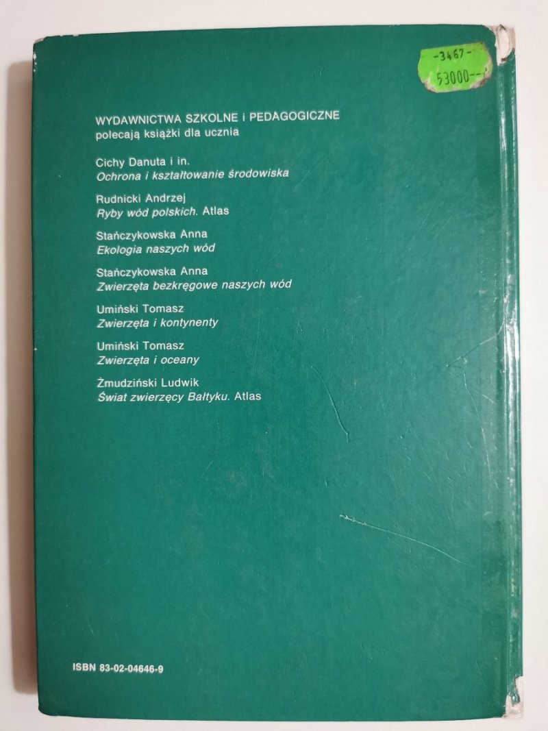 BIOLOGIA. PODRĘCZNIK KLASA II - Tomasz Umiński 1992