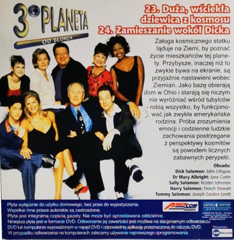 DVD. TRZECIA PLANETA OD SŁOŃCA CZ. 12