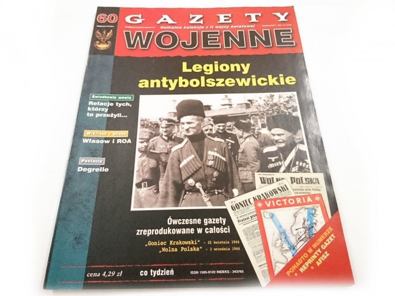 GAZETY WOJENNE NR 60 LEGIONY ANTYBOLSZEWICKIE