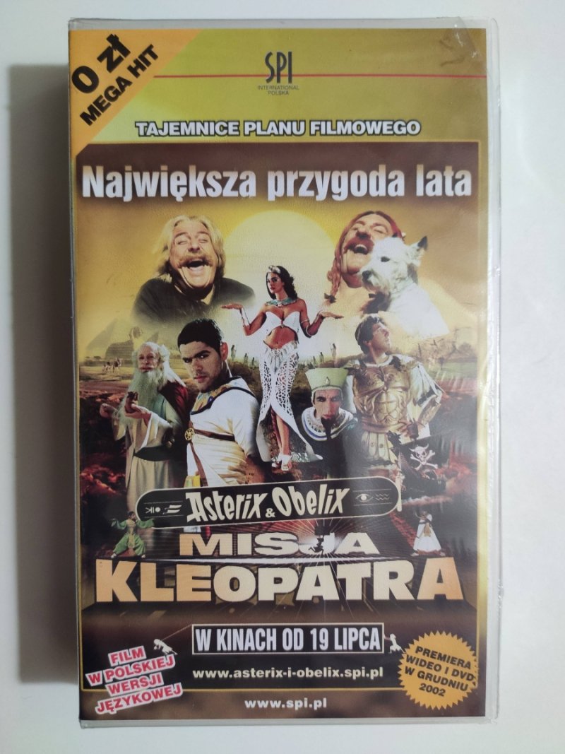 VHS. ASTERIX I OBELIX MISJA KLEOPATRA