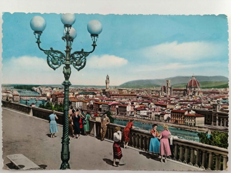 FIRENZE PARTICOLARE DEL PIZZALE MICHELANGELO E PANORAMA