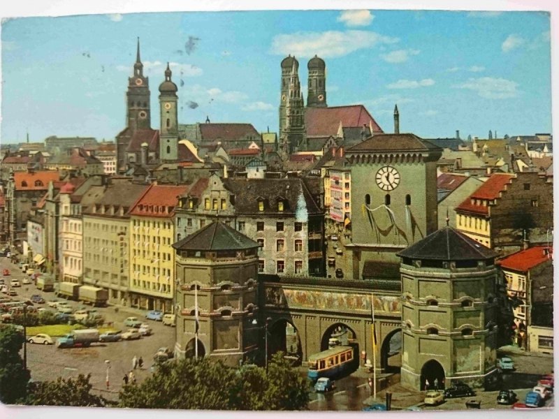 MUNCHEN, ISARTOR. ERBAUT 1337 UNTER KAISER LUDWIG DER BAYER