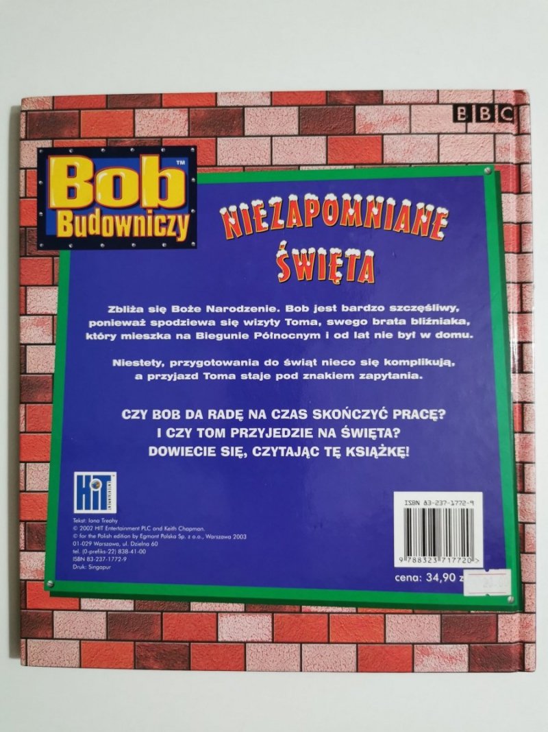 BOB BUDOWNICZY. NIEZAPOMNIANE ŚWIĘTA 
