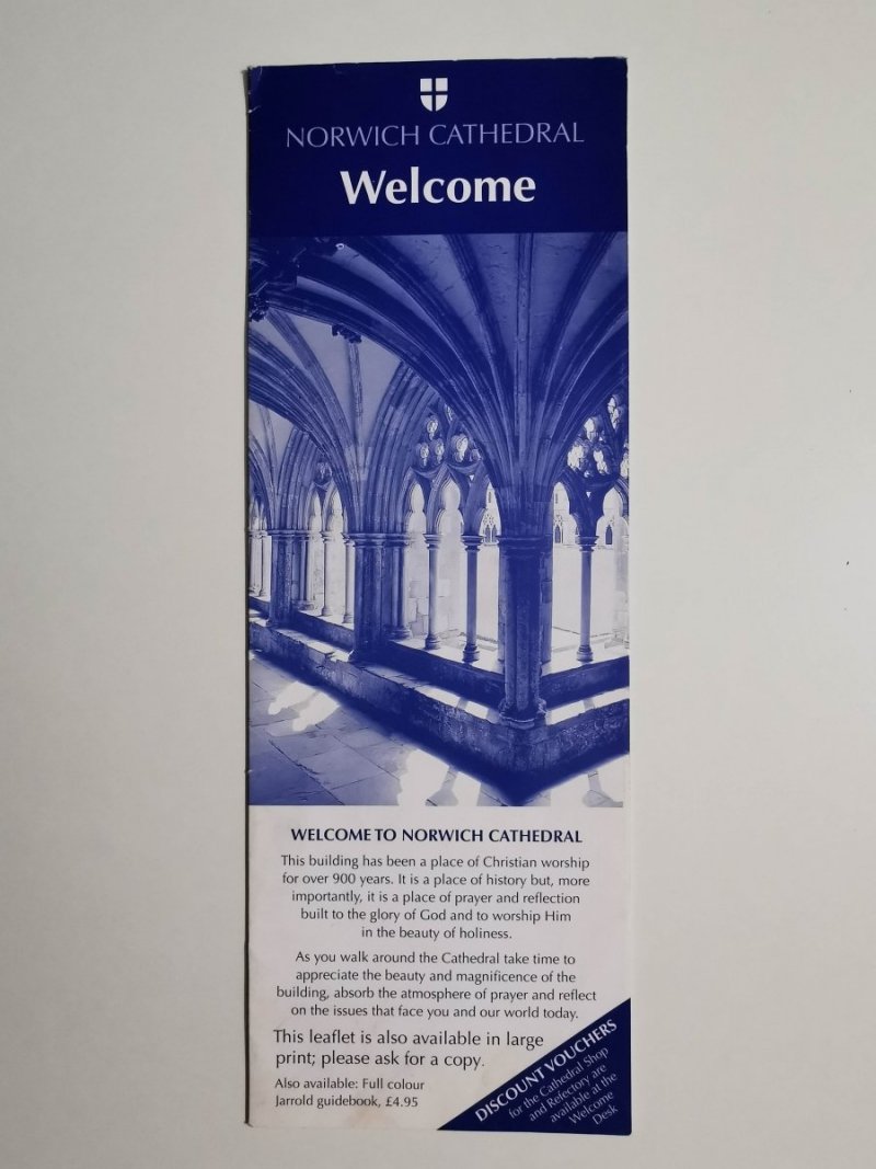NORWICH CATHEDRAL WELCOME 