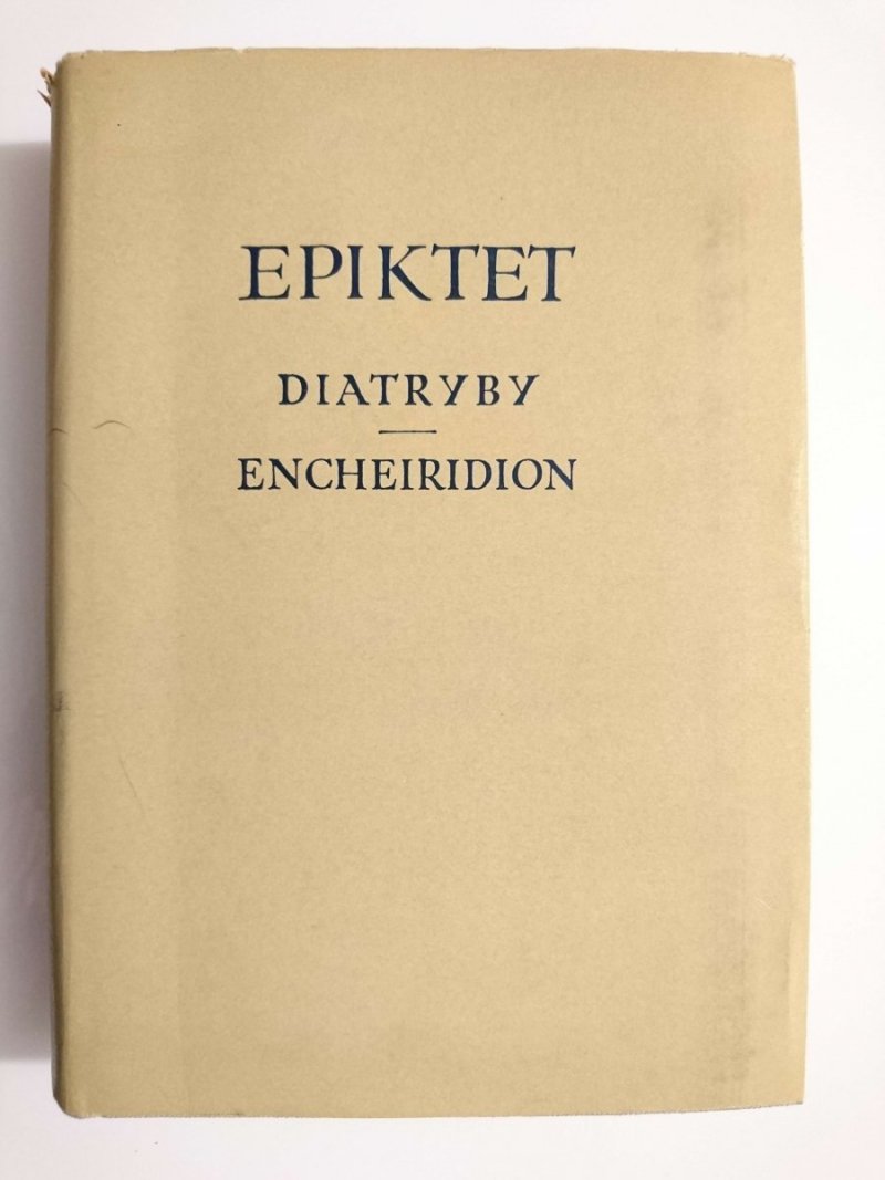 DIATRYBY ENCHEIRIDION – EPIKTET 1961