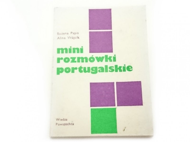 MINI ROZMÓWKI PORTUGALSKIE - Bożena Papis 1984