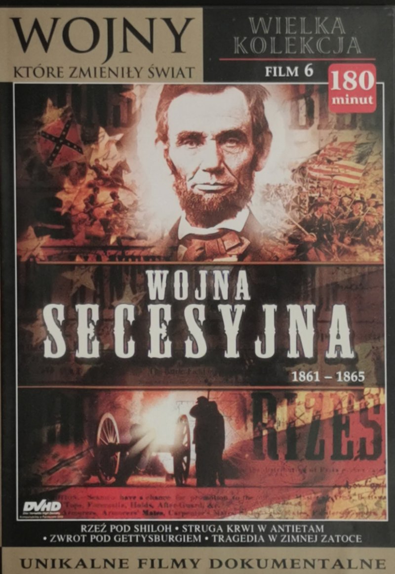 DVD. WOJNA SECESYJNA 1861-1865
