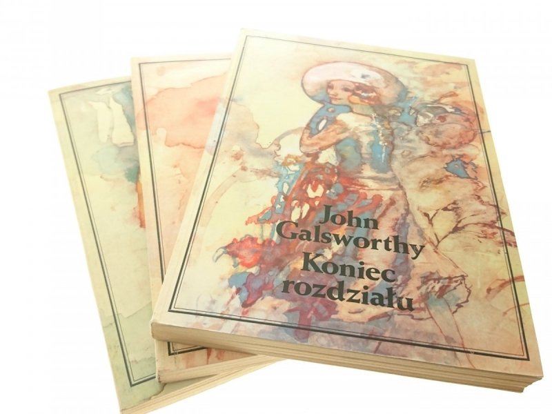 KONIEC ROZDZIAŁU TOMY 1-3 - John Galsworthy 1975