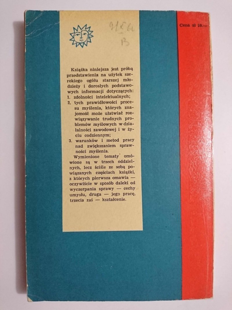 PSYCHOLOGIA SPRAWNEGO MYŚLENIA - Z. Pietrasiński 1961