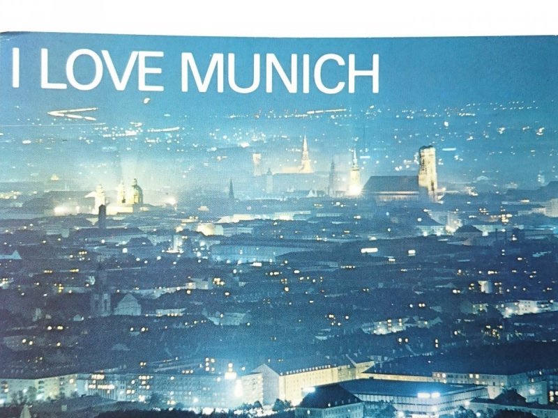 I LOVE MUNCHEN. MUNCHEN BEI NACHT