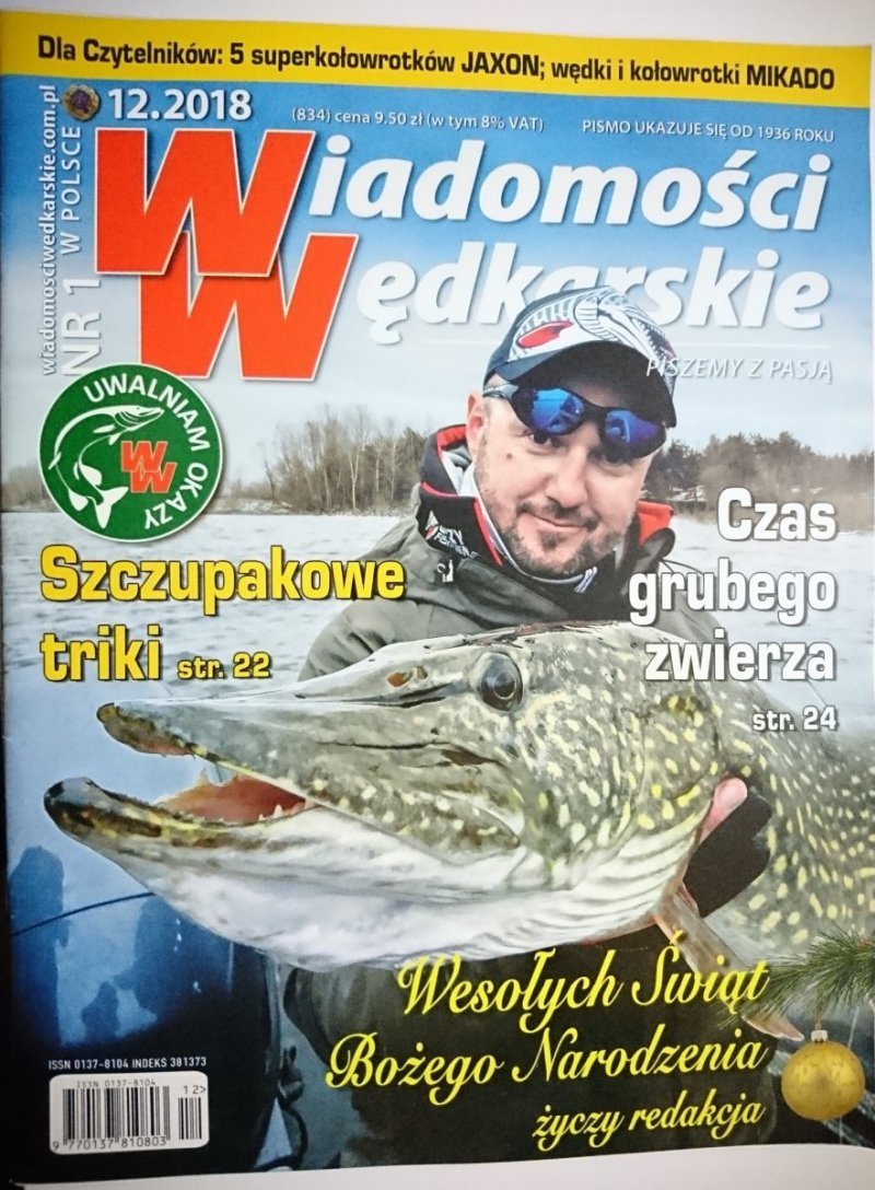 WIADOMOŚCI WĘDKARSKIE NR 12 (834) 2018