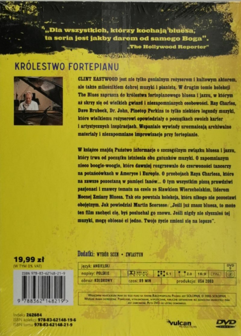 DVD. THE BLUES. KRÓLESTWO FORTEPIANU