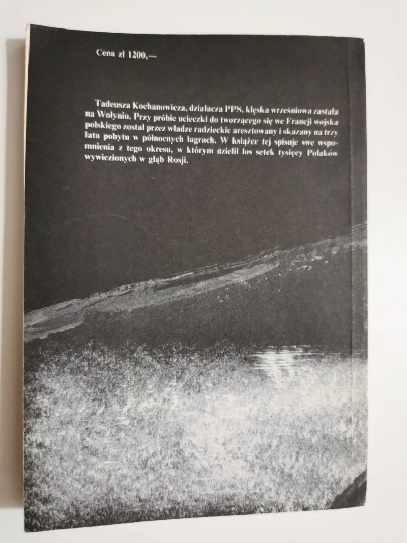W KOMI I GDZIE INDZIEJ. WSPOMNIENIA Z POBYTU W ZSRR (1939-1942) - Tadeusz Kochanowicz 1989