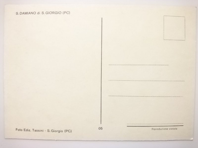 S. DAMIANO DI S. GIORGIO (PC)