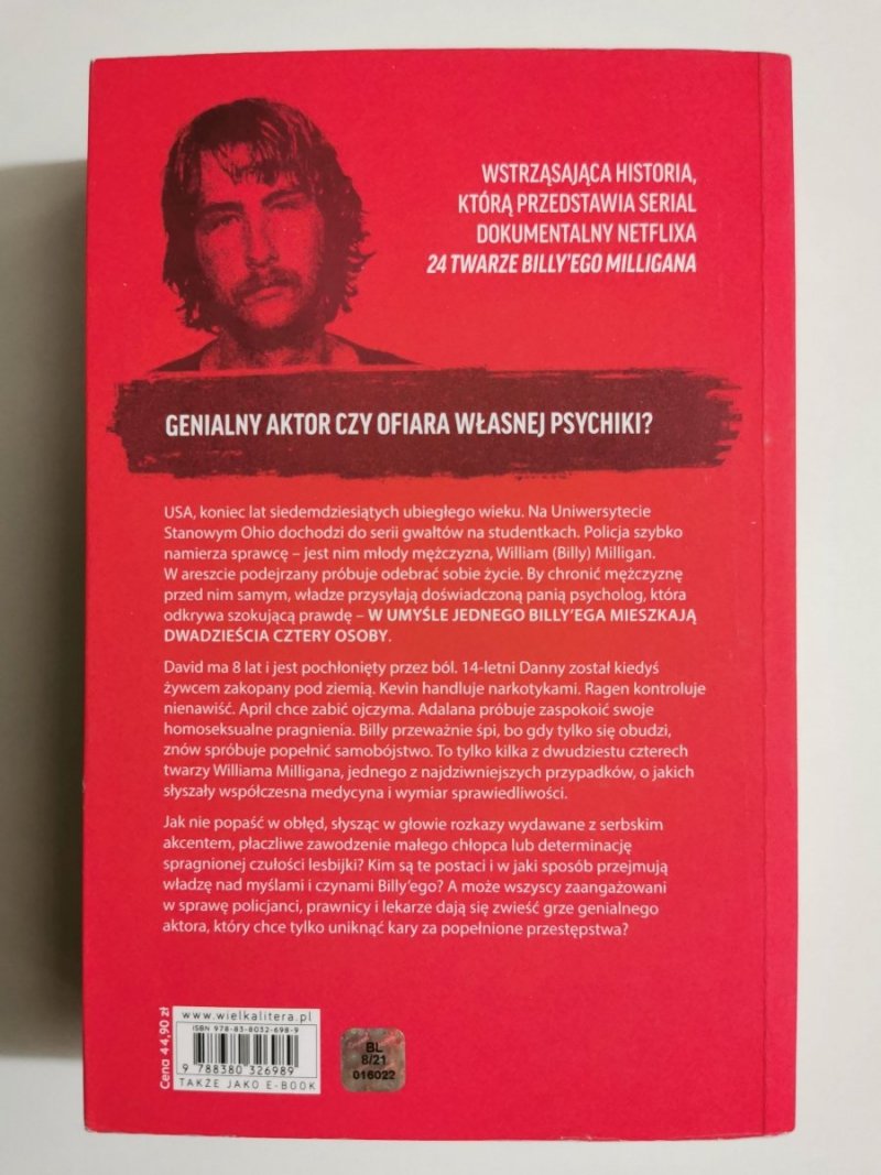 CZŁOWIEK O 24 TWARZACH - Daniel Keyes 