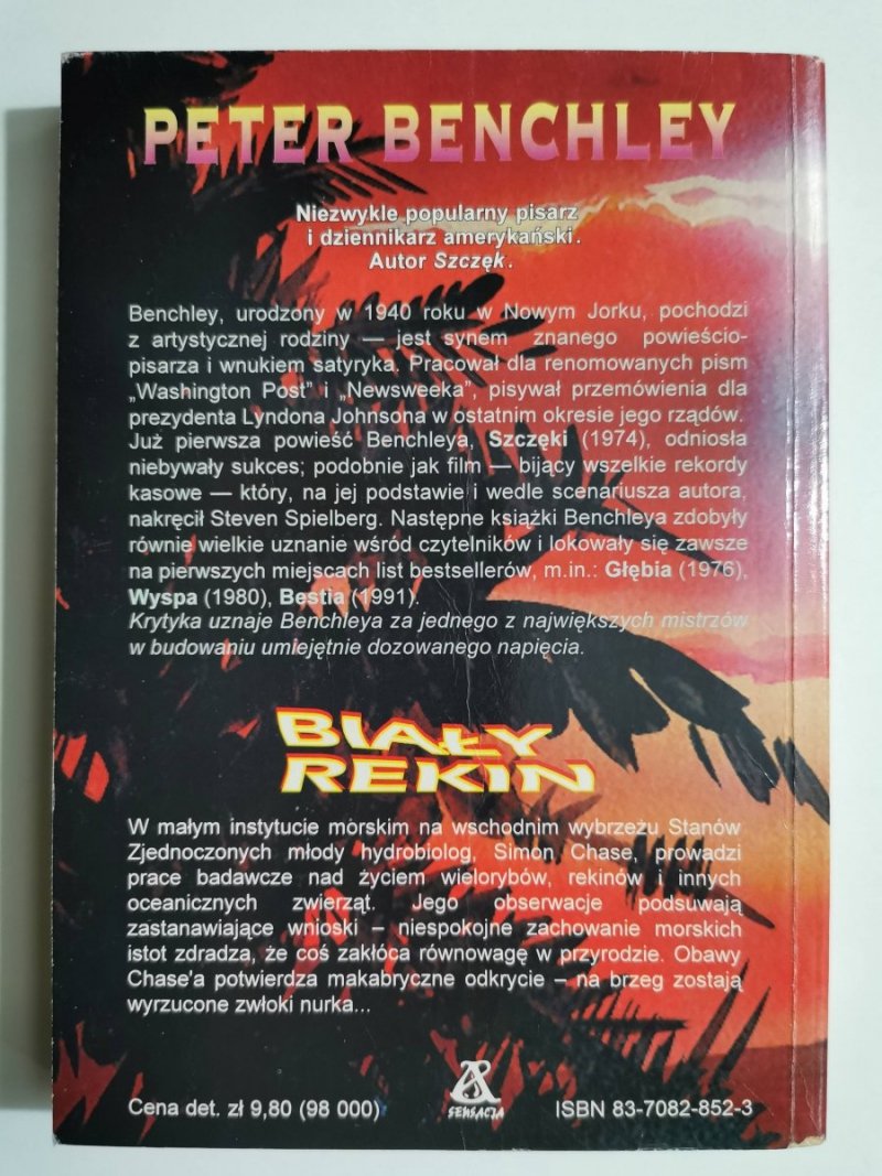 BIAŁY REKIN - Peter Benchley 