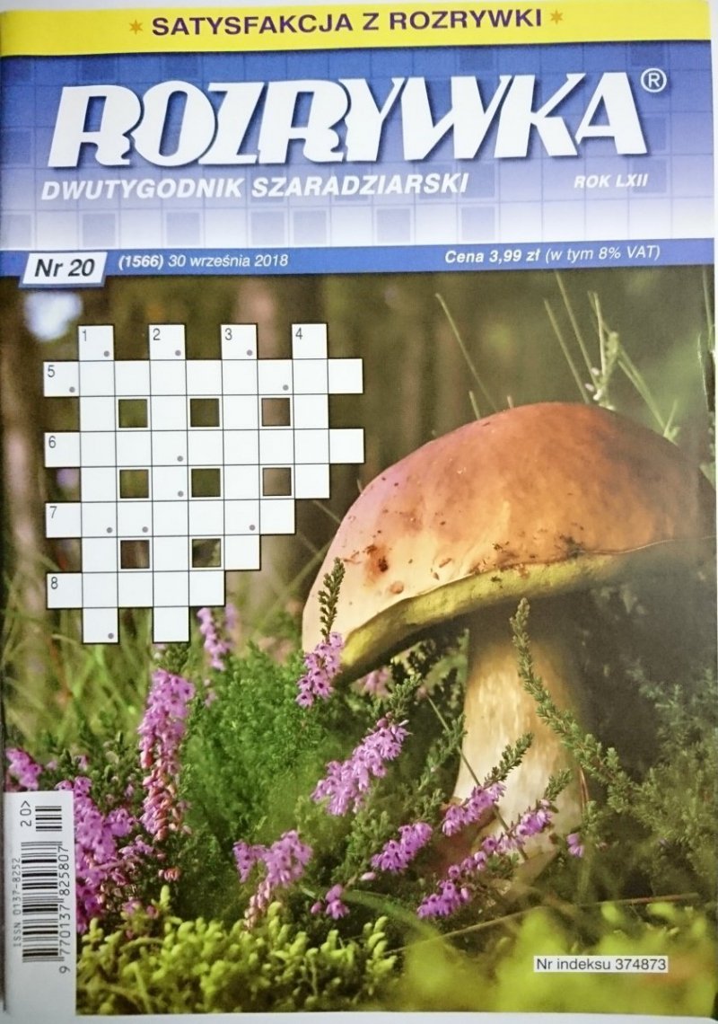 ROZRYWKA NR 20 (1566) 30 WRZEŚNIA 2018