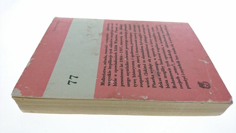 OPOWIEŚCI MAŁŻEŃSKIE - Edith Wharton 1983