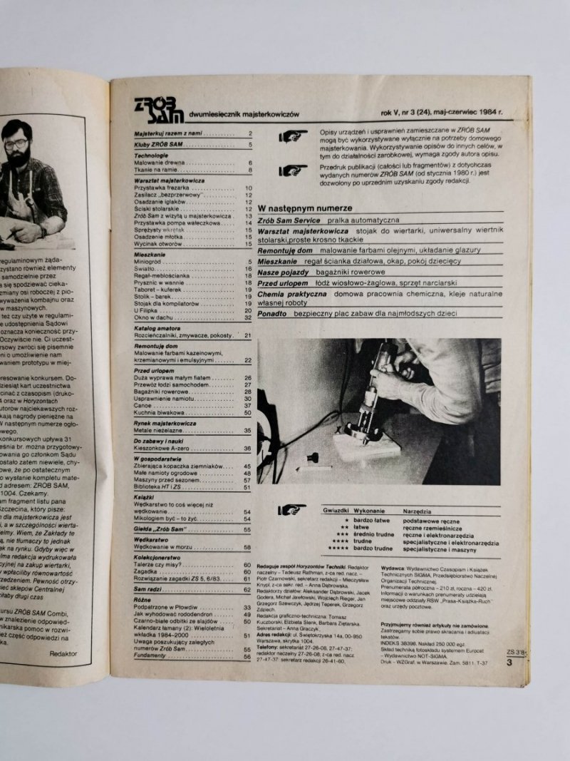 ZRÓB SAM NR 3'84 CANOE 