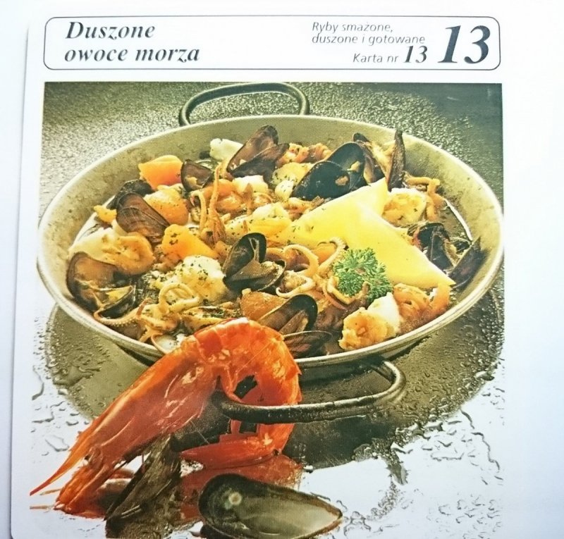 KARTA KULINARNA NR 13 DUSZONE OWOCE MORZA