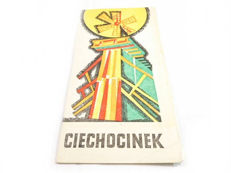 CIECHOCINEK. ROZKŁADANA PLANSZA Z RYSUNKOWĄ MAPĄ