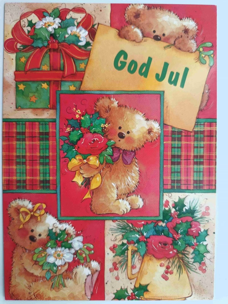 GOD JUL MIŚKI PREZENT I DZBANEK