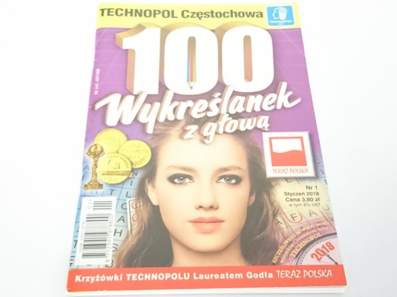 100 WYKREŚLANEK Z GŁOWĄ NR 1 STYCZEŃ 2018