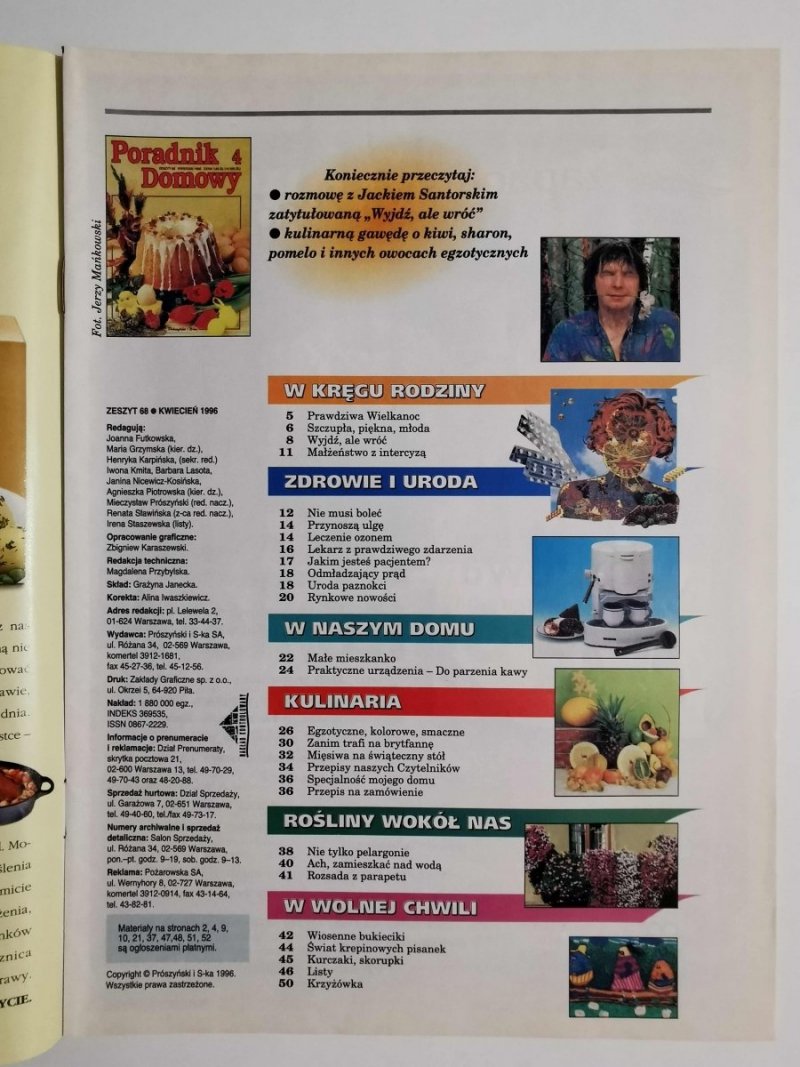 PORADNIK DOMOWY 4 ZESZYT 68 KWIECIEŃ 1996