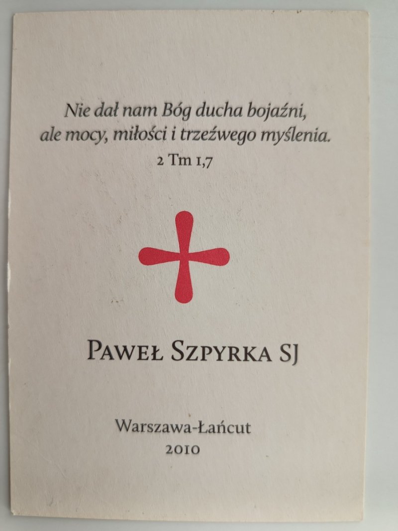 PAWEŁ SZPYRKA SJ