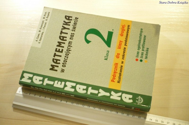 MATEMATYKA W OTACZAJĄCYM ŚWIECIE 2 PODRĘCZNIK 2004