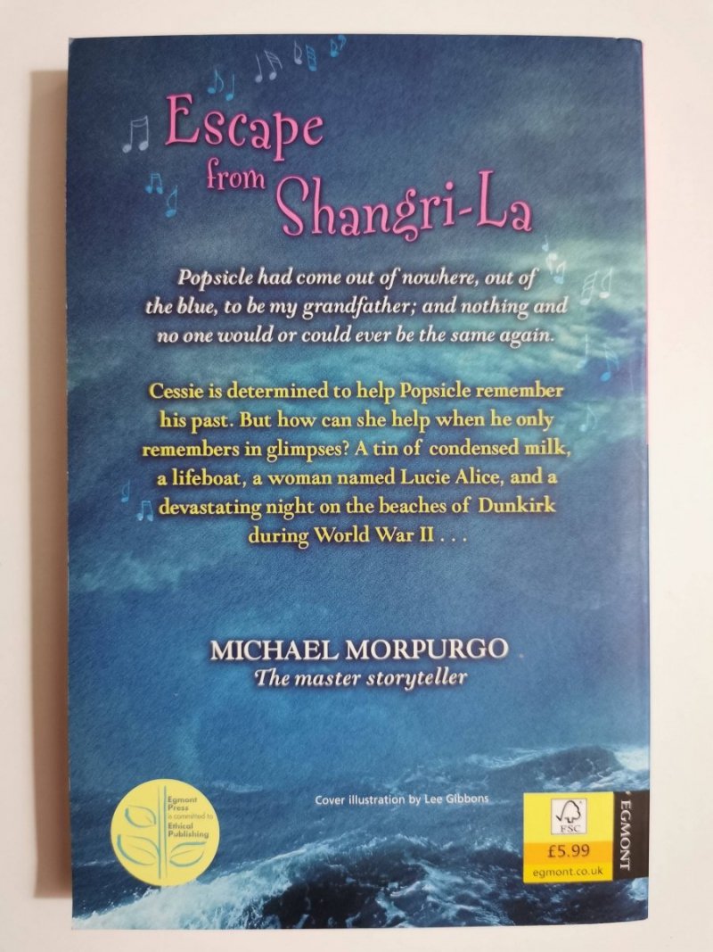 ESCAPE FROM SHANGRI-LA - Michael Morpurgo 2015